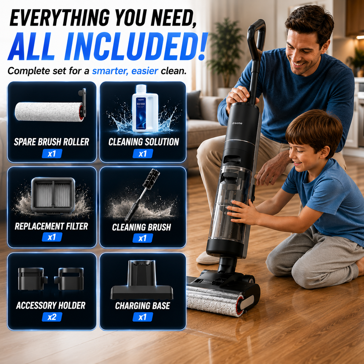 VACORA H15 PRO Series Wet Dry Vacuum Cleaner