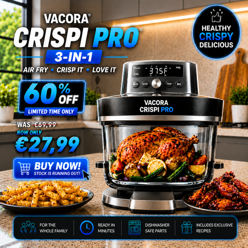 Vacora Crispi Pro 6-in-1 Air Fryer