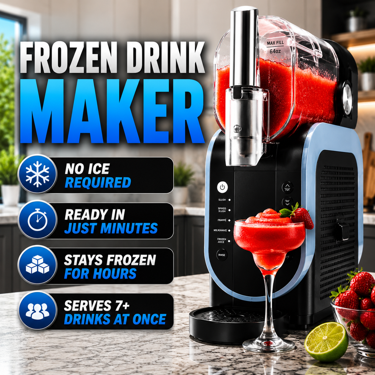 VACORA SLUSHI Machine, 7+ Servings