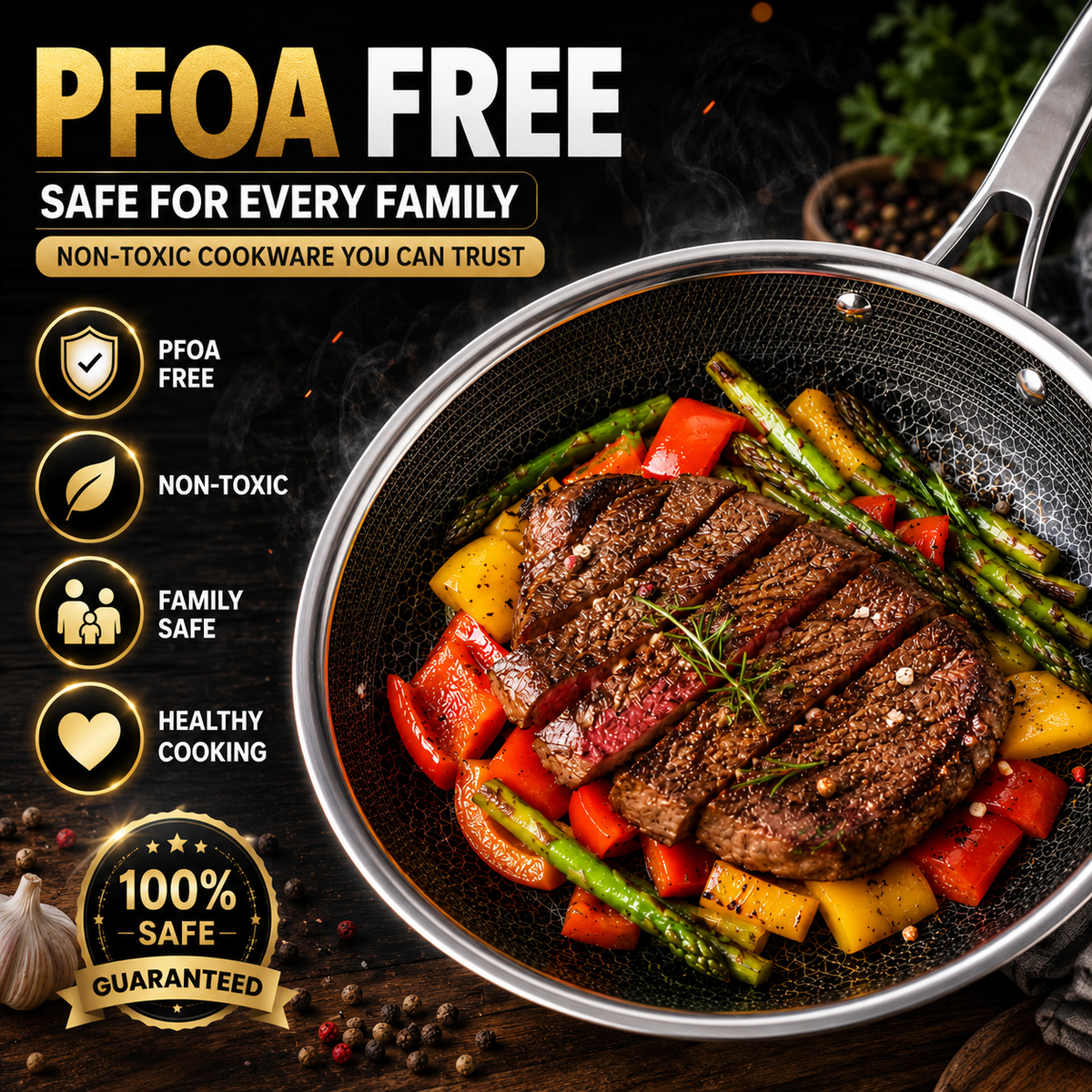 PREMIUM HYBRID COOKWARE SET