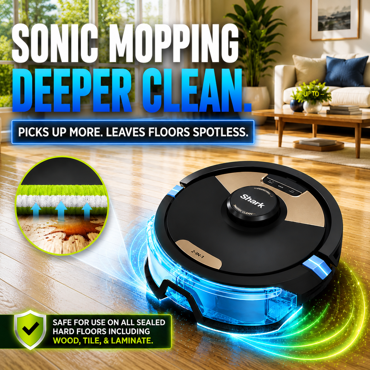Vacora Matrix Plus 2-In-1 Robot