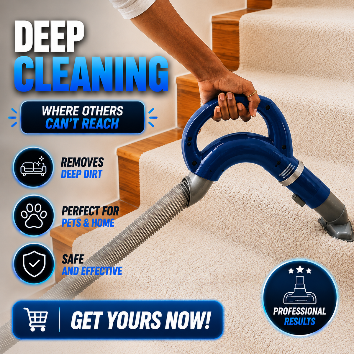 Vacora Lift-Away Deluxe Upright Vacuum